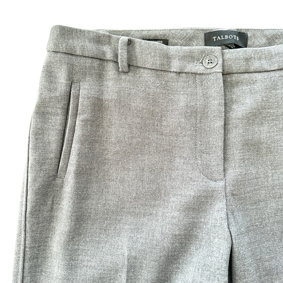 Talbots Hampshire trousers, narrow leg, high waisted, stretch polyester blend - Picture 7 of 13